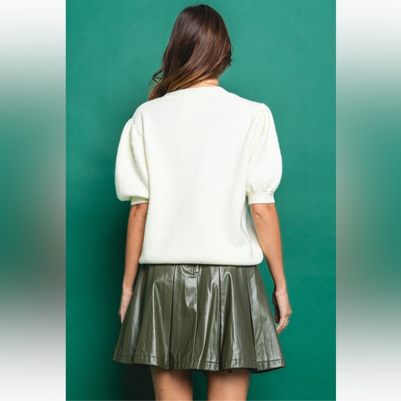 Fabulous Metal Lettering Merry Sweater - Picture 4 of 4